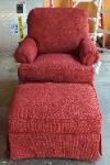 Clayton Marcus - Arden Stationary Chair and Ottoman - YOU Choose the Fabric