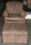 Clayton Marcus - Arden Stationary Chair and Ottoman - YOU Choose the Fabric